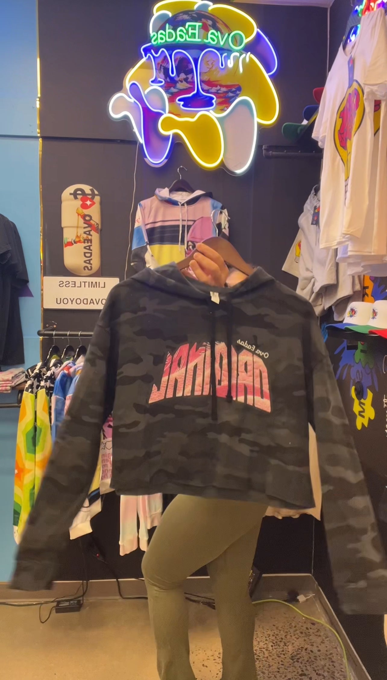 Original Cropped Hoodie