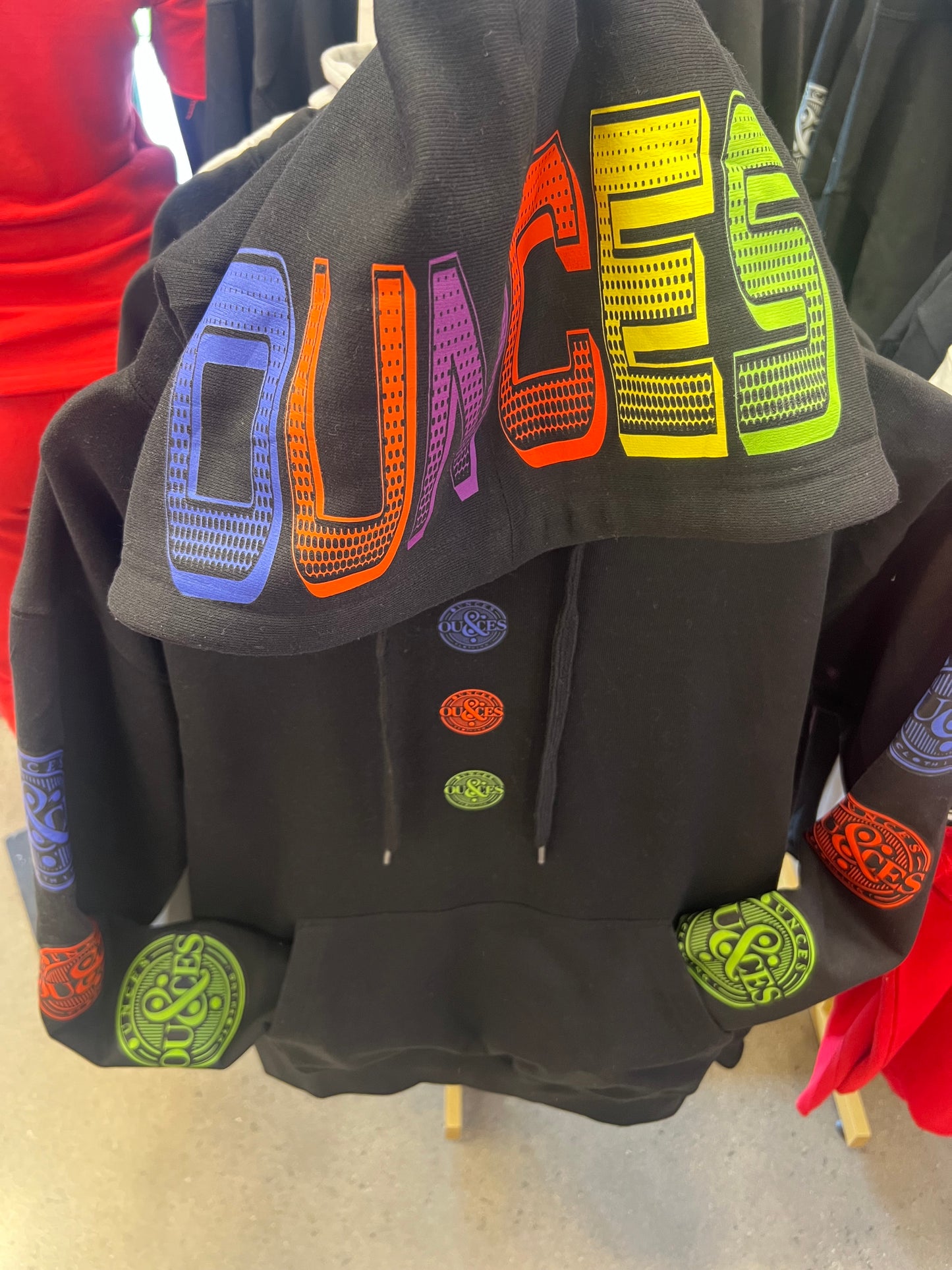 3 Button Multicolor Hoodie