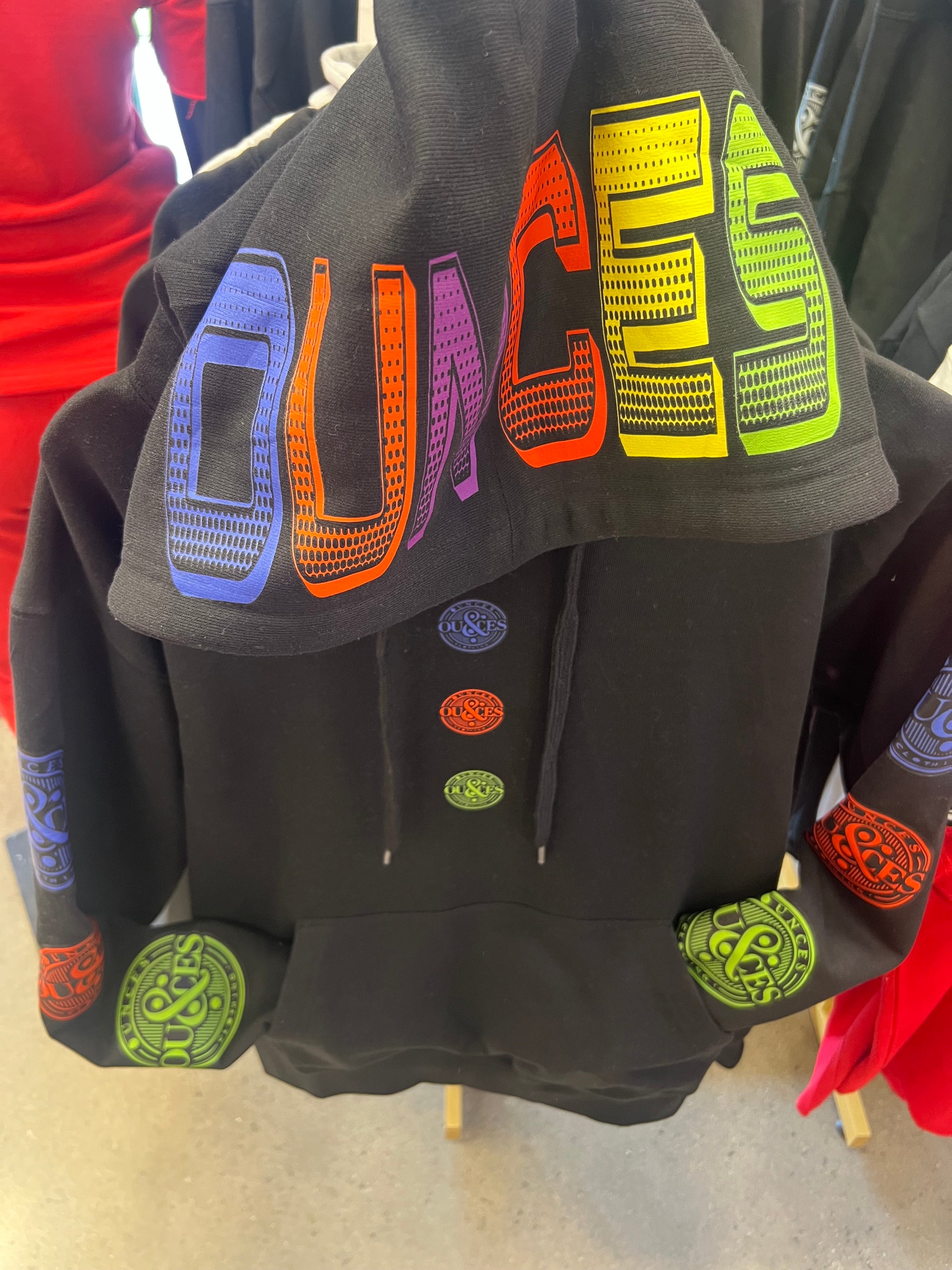 3 Button Multicolor Hoodie