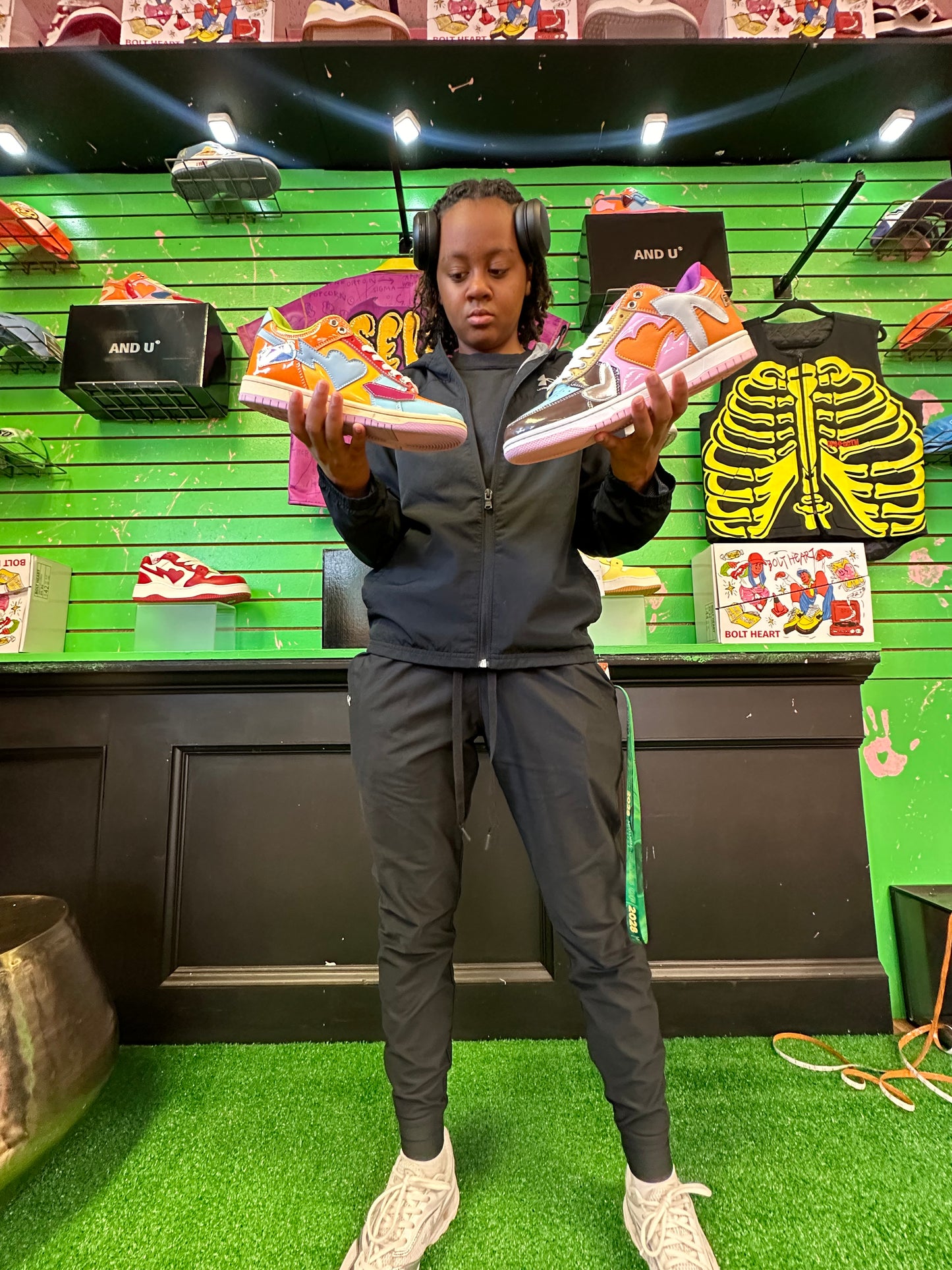 Andu Bolt Heart “Skittle Pack” Sneakers