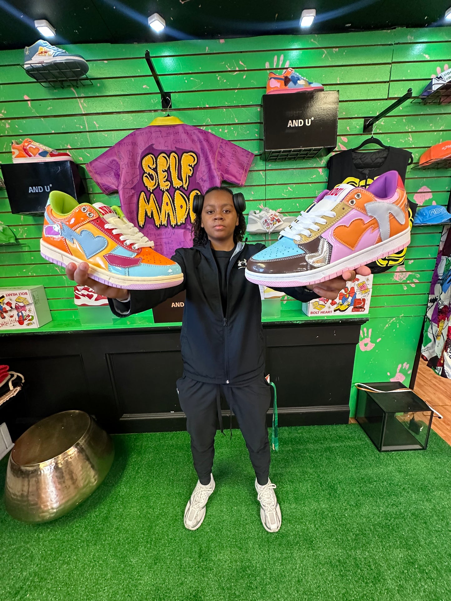 Andu Bolt Heart “Skittle Pack” Sneakers