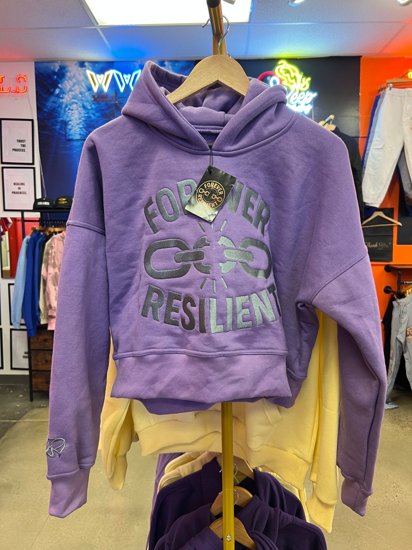 FR Cropped Sweatsuit Set