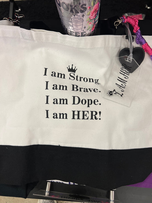 Divah'z Attic I am HER Tote Bag