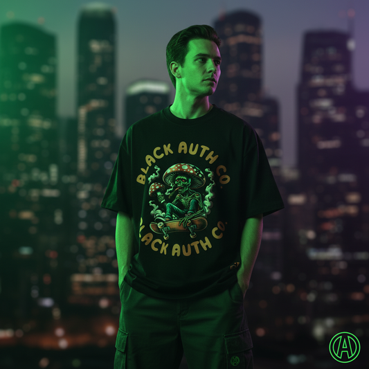 Black Authentic Alien High Graphic Tee